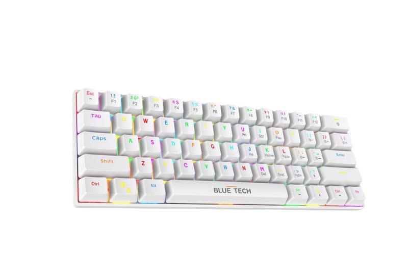 Blue Tech KB418 RGB Backlit Mechanical Keyboard And Mouse Combo - Red Switch