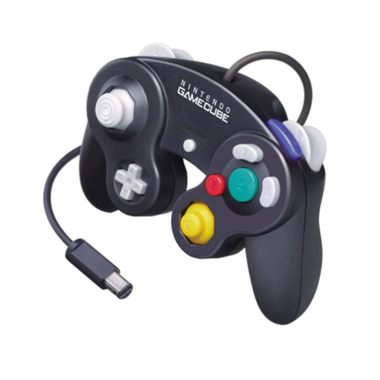 Original Nintendo Gamecube Black Controller (USED)
