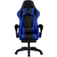 DeadSkull Comfort Gaming Chair With Footrest - Black / Blue