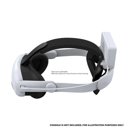 حزام رأس قابل للتعديل من DOBE وبطارية قابلة لإعادة الشحن بقوة 37000 ميلي واط/ساعة لجهاز Meta Quest 3 / Meta Quest 3S 