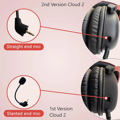 HyperX  Mic Replacement for Cloud II, Hyper x Cloud x, Cloud Core, Cloud Pro or Kingston Cloud Silver Gaming Headset 3.5 mm Microphone