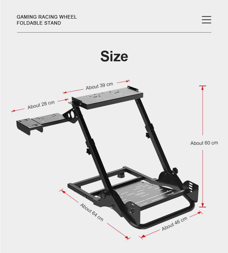 PXN A10 Foldable Steering Wheel Stand (Stand Only)