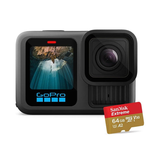 GoPro HERO13 Waterproof Action Camera - Black