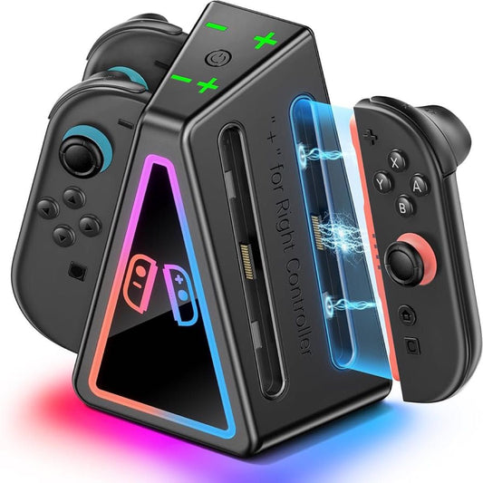 Nintendo Switch 2 RGB Controller Charging Stand, Joy-Con 2 Dock