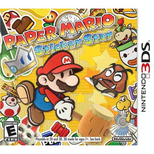 Paper Mario Sticker Star - Nintendo 3DS (NTSC) - (USED)