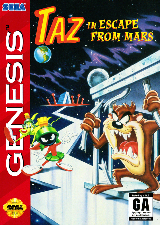 Taz in Escape from Mars - SEGA Genesis - (USED)