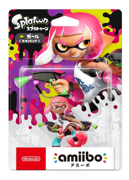 Nintendo Inkling Girl (Neon Pink) amiibo - (Splatoon Series)