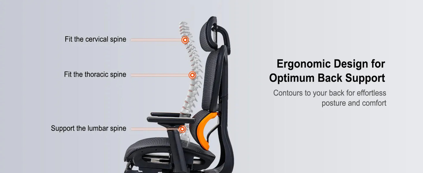 Meetion CHR31 Breathable Ergonomic Gaming E-Sport Chair with Footrest