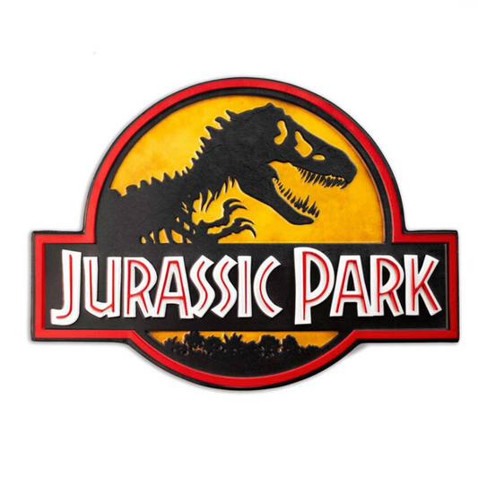 Doctor Collector Jurassic Park Logo Metal Sign