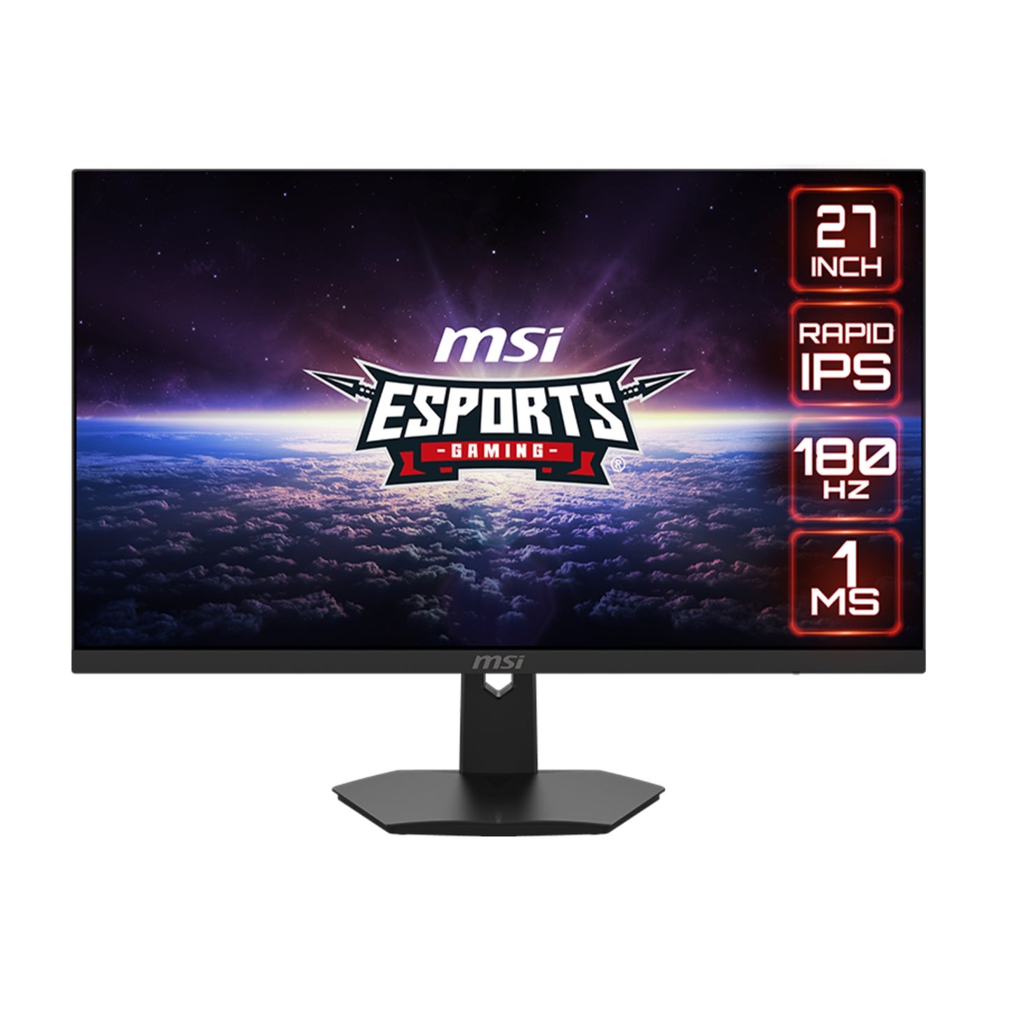 MSI 27” G274F 27" FHD 180Hz Flat Gaming Monitor 1ms Super Narrow Bezel