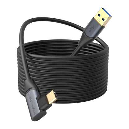كابل ربط 3M من CableCreation متوافق مع كابل Meta Quest Pro/Quest3/Quest2/ USB إلى USB C 3.1 