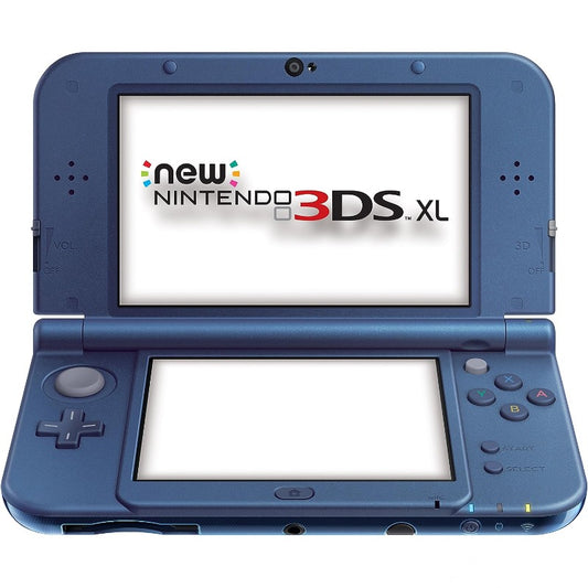 New Nintendo 3DS XL - Metallic Blue - Modded With Games Inside - (USED)