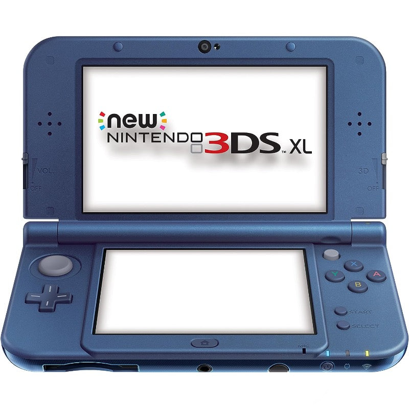 New Nintendo 3DS XL - Metallic Blue - Modded With Games Inside (USED)