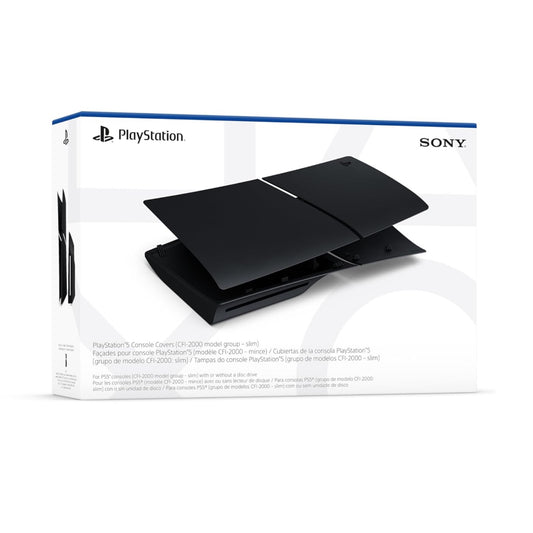 PS5 Slim Console Covers Official Face Plate  - Midnight Black