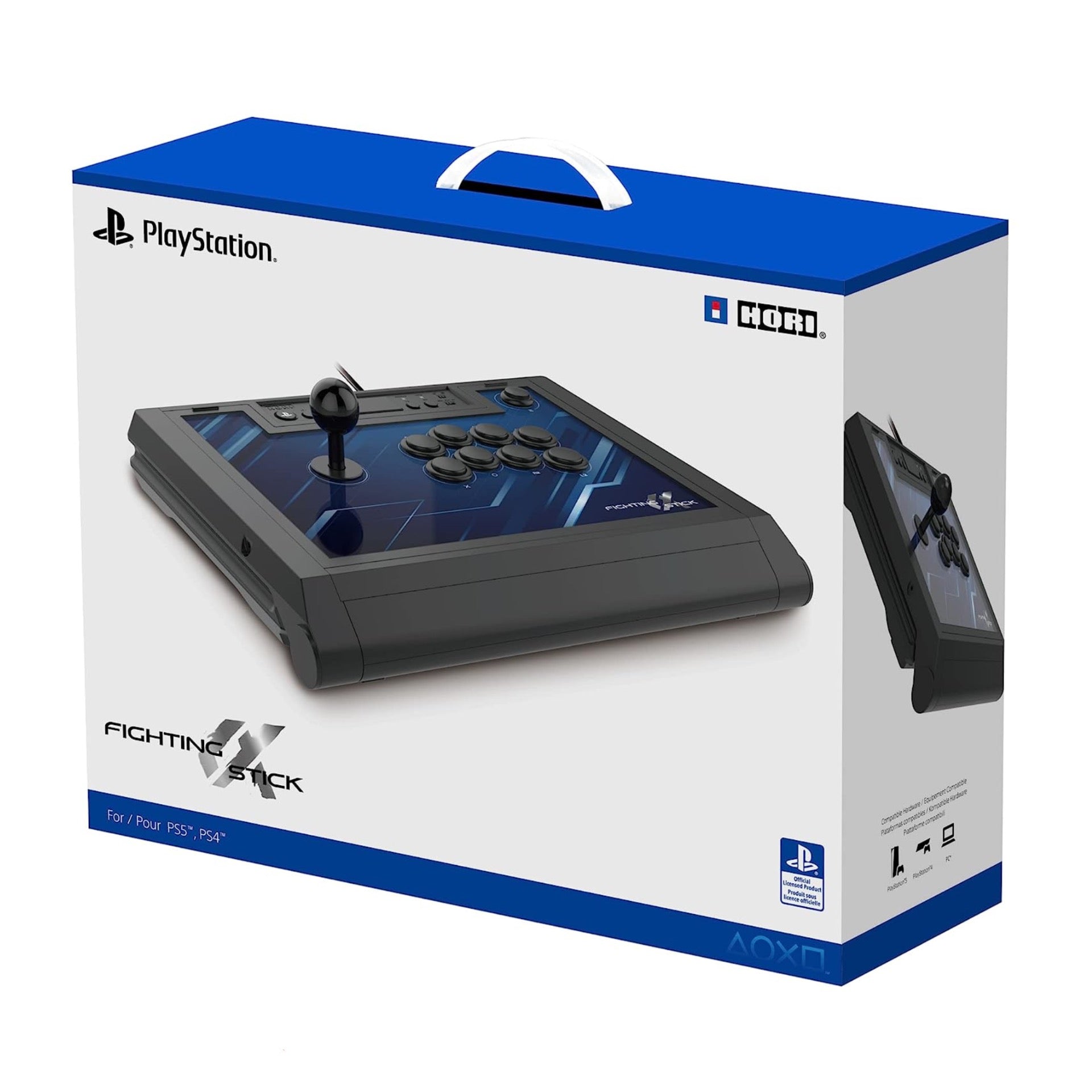 Hori Fighting Stick Mini Bianco, Nero USB Flightstick PC, PlayStation 4, PlayStation 5 Hori Fighting Stick Mini Bianco, Nero USB Flightstick PC, PlayStation 4, PlayStation 5