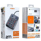 MOXOM MX-ST17 Extension 2500W Max 4 Power Socket 7 USB 1 PD Type C 20W QC 18W UK Plug Safety Fast Charge 2M