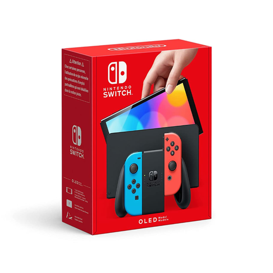 Nintendo Switch - OLED Model Neon Blue/Neon Red (USED)
