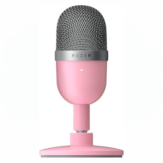Razer Seiren Mini USB Condenser Microphone: for Streaming and Gaming - Quartz Pink