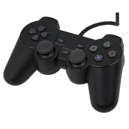 PS2 Wired Controller Replica - Black
