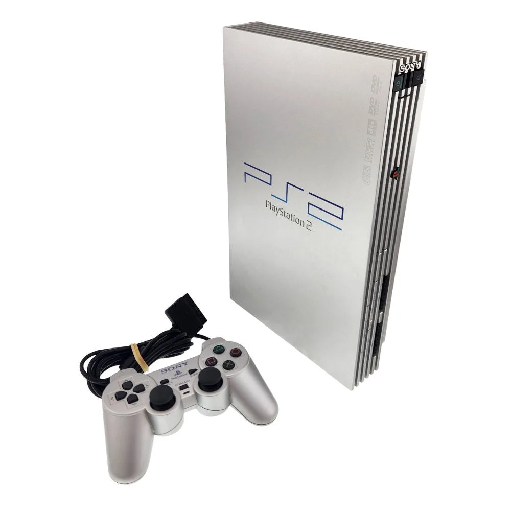 Sony Playstation 2 Phat Console - PS2 Fat Silver (Region Free) - (USED)