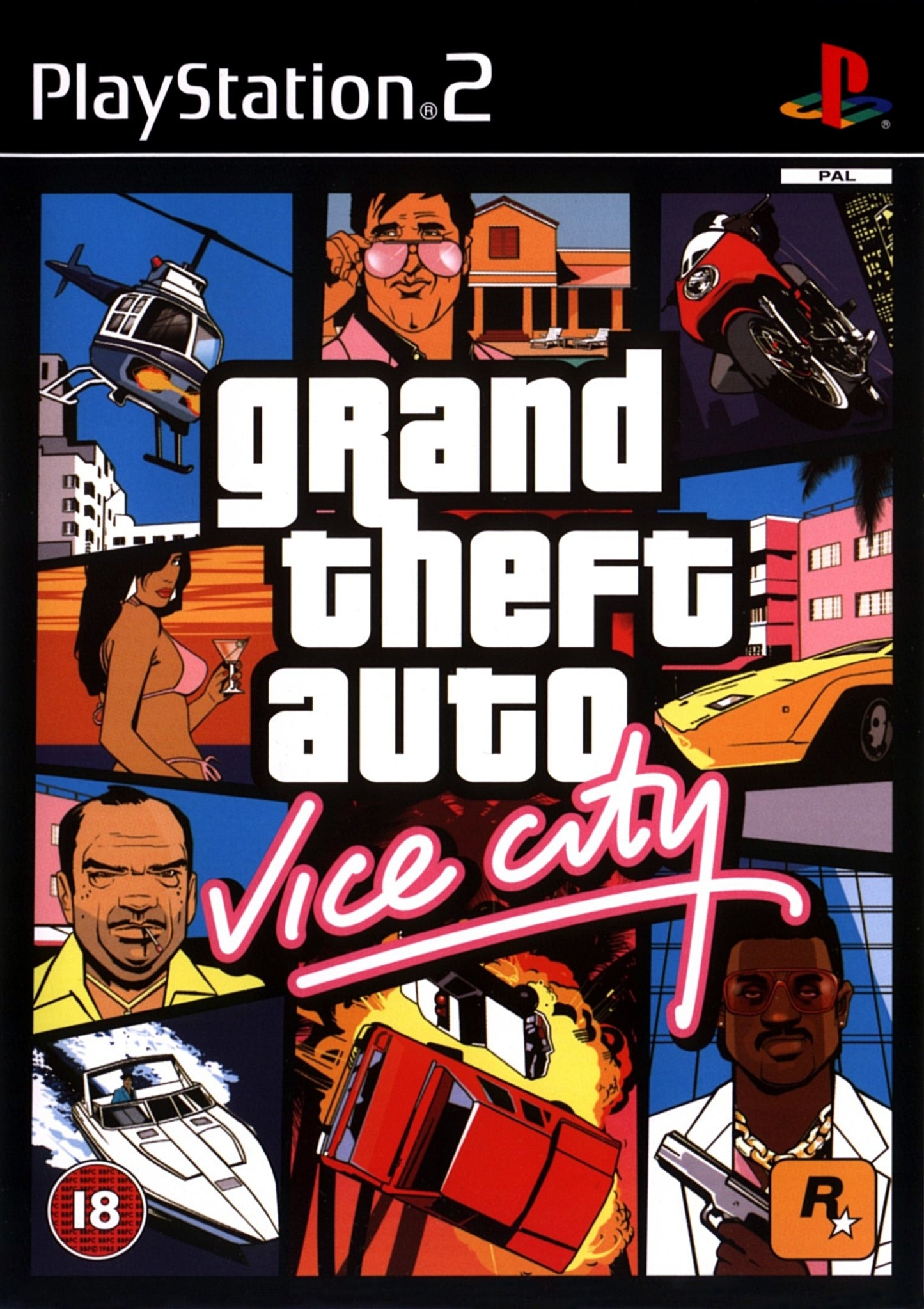 Grand Theft Auto: Vice City - PlayStation 2 (PAL) - (USED)