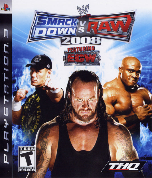 WWE Smack Down vs Raw 2008  - PlayStation 3 (USED)