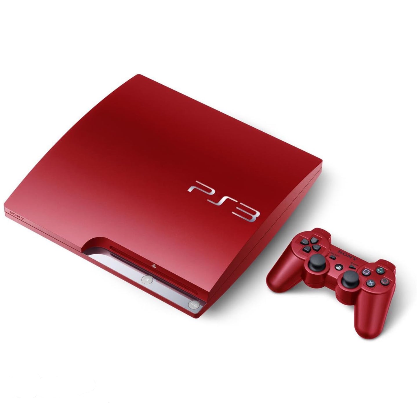 Sony PlayStation 3 PS3 Slim 320GB Console - Scarlet Red (USED)