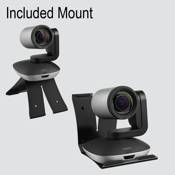 Logitech PTZ Pro 2 Full HD 1080p Video Camera With 10x Lossless Zoom, 260° Pan, 130° Tilt, Autofocus, Remote Control & Mount , USB Plug-And-Play, Multi-App Compatibility , Windows / macOS