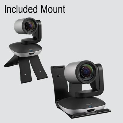 Logitech PTZ Pro 2 Full HD 1080p Video Camera With 10x Lossless Zoom, 260° Pan, 130° Tilt, Autofocus, Remote Control & Mount , USB Plug-And-Play, Multi-App Compatibility , Windows / macOS