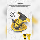 PXN V3 Pro 180 Degree Steering Wheel with Pedals, Vibration Feedback for PC, PS3, PS4, Xbox One & Series XS, Nintendo Switch - Yellow