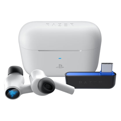 سماعات Razer Hammerhead HyperSpeed ​​اللاسلكية للألعاب - ميكروفون عازل للضوضاء - بلوتوث 5.2 - ألوان RGB - بطارية تدوم 30 ساعة - PS5 | كمبيوتر شخصي | جوال