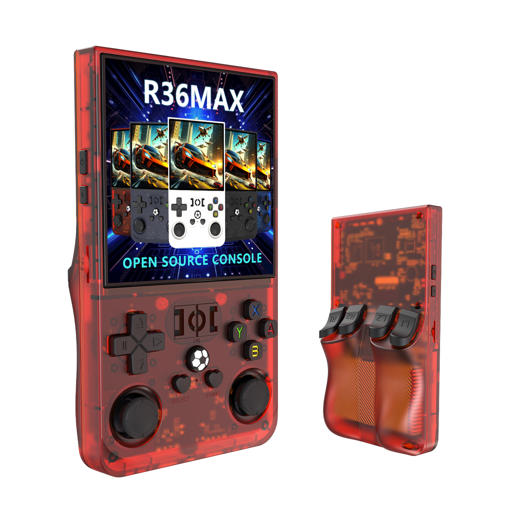 2026 R36 Max 4inch IPS 21000+ Games Video Handheld Game Players 4000mAh OS Linux System Hand Retro Game Console