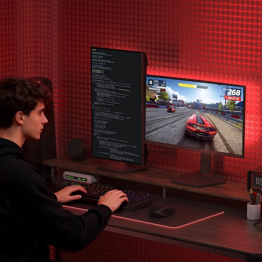 KOORUI G2741L 27" Dual Mode Gaming Monitor, 4K UHD 160Hz & FHD 320Hz, Fast IPS, 95% DCI-P3, HDR400, HDMI 2.1/DP 1.4, VESA Gaming Monitor