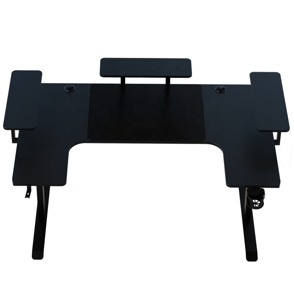 U8 RGB U-Shaped 160cm Gaming Desk with Cup & Headset Holder