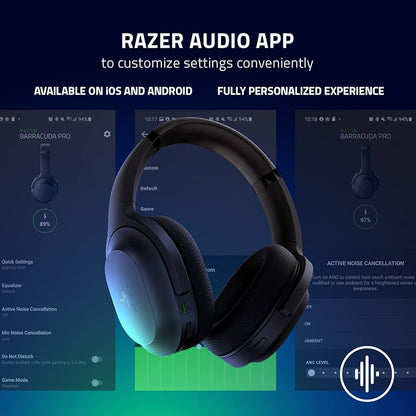 Razer Barracuda 2.4GHz Wireless + Bluetooth Gaming Headset For Mobile, PC, PlayStation, Switch 2, Android, iOS