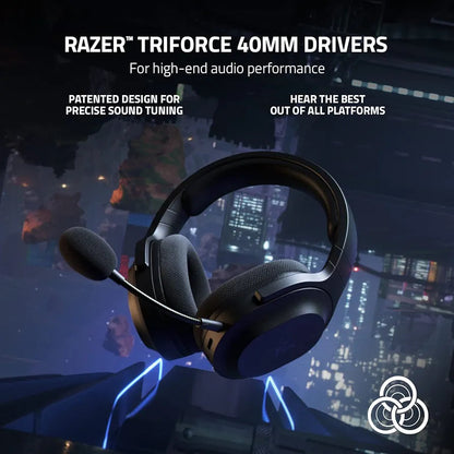 Razer Barracuda X 2.4GHz Wireless + Bluetooth Gaming Headset For Mobile, PC, PlayStation, Switch 2, Android, iOS