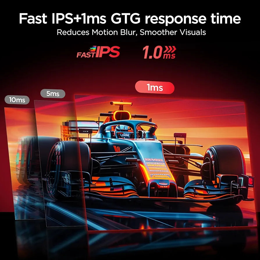 KOORUI G2741L 27" Dual Mode Gaming Monitor, 4K UHD 160Hz & FHD 320Hz, Fast IPS, 95% DCI-P3, HDR400, HDMI 2.1/DP 1.4, VESA Gaming Monitor