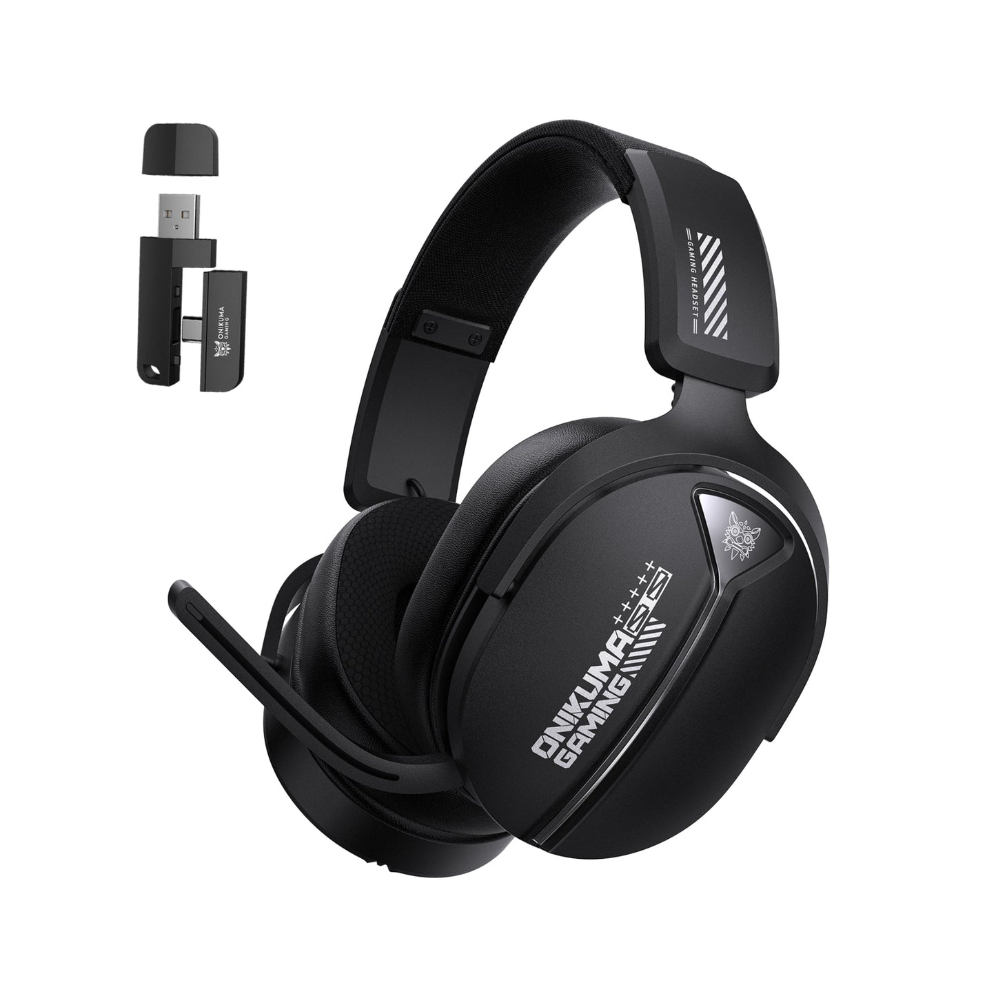 Onikuma GT887 4-Mode Gaming Headset with Microphone - Black
