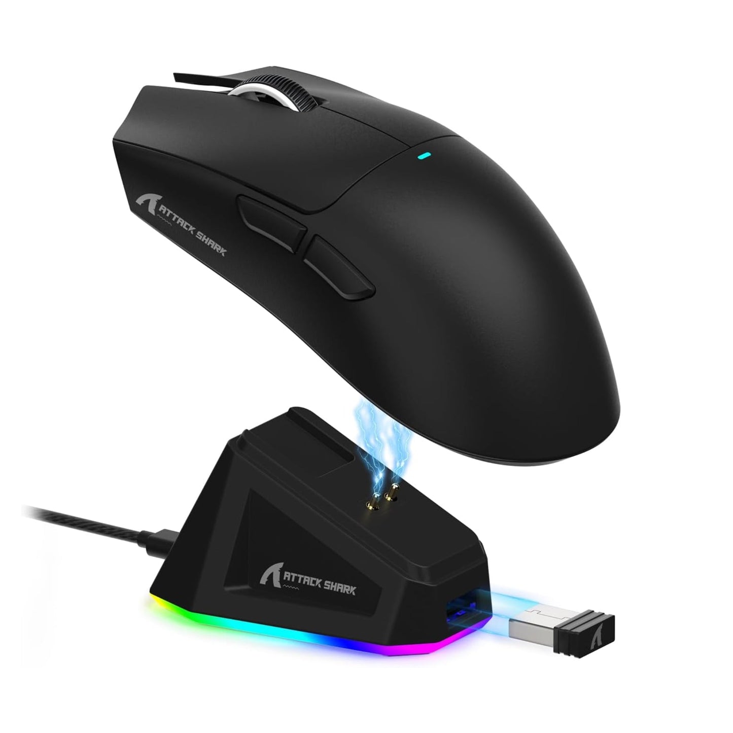 ATTACK SHARK X11 Tri-Mode Wired/Wireless Gaming Mouse - Black