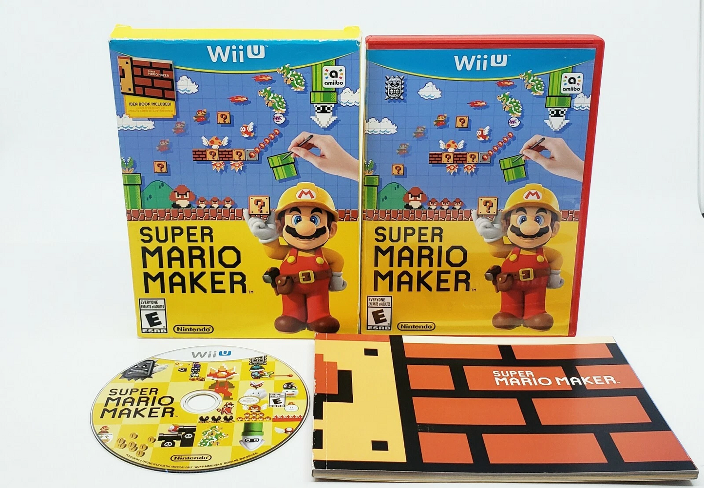 Super Mario Maker Complete w/ Original Art Book - Nintendo Wii U (NTSC-U) - (CIB)