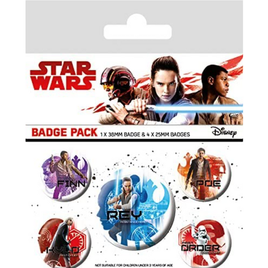 Star Wars The Last Jedi - Icons Badge Pack