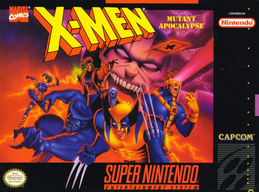 X-Men Mutant Apocalypse - Super Nintendo Entertainment System (SNES) NTSC - (CIB)