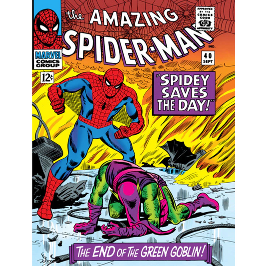 Marvel "Spiderman End of the Green Goblin" Canvas Print - Licensed Product