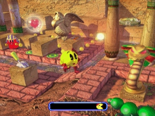 MS PAC-MAN - MAZE MADNESS - PlayStation 1 (NTSC) - (USED)
