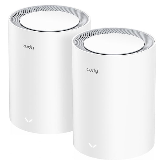 Cudy BE3600 Gigabit Mesh Wi-Fi 7 System With Dual-Band 3.6Gbps Speed, Quad-Core CPU, MLO, 3× Gigabit Ports, VPN, App Control, 200 Devices | M3600 ~ 2-Pack