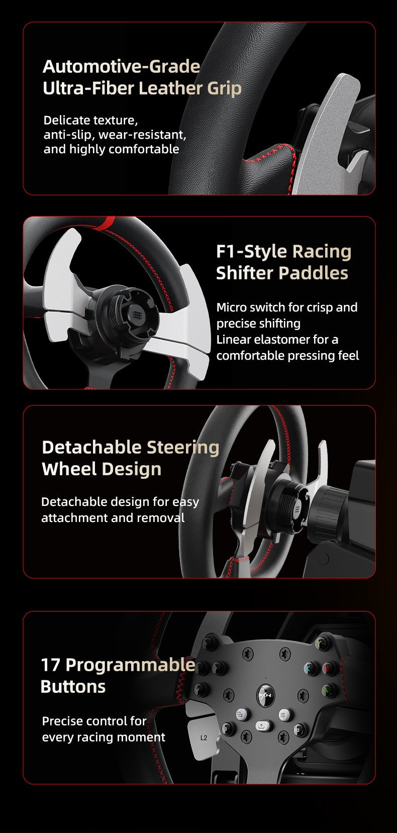 PXN-V10 Pro Entry DD Racing Simulator Racing Wheel for Xbox Consoles | PS4 | Switch | PC