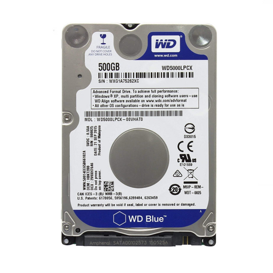 WD 500GB 2.5" Hard Drive Internal HDD for PS3 | PS4 | Xbox One