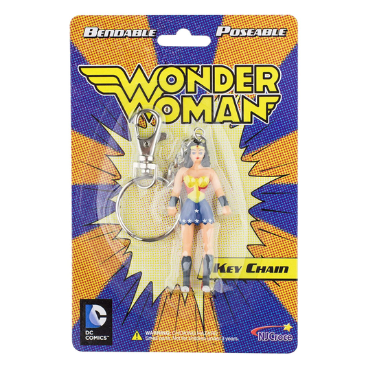 NJ Croce Wonder Woman  3" Key Chain