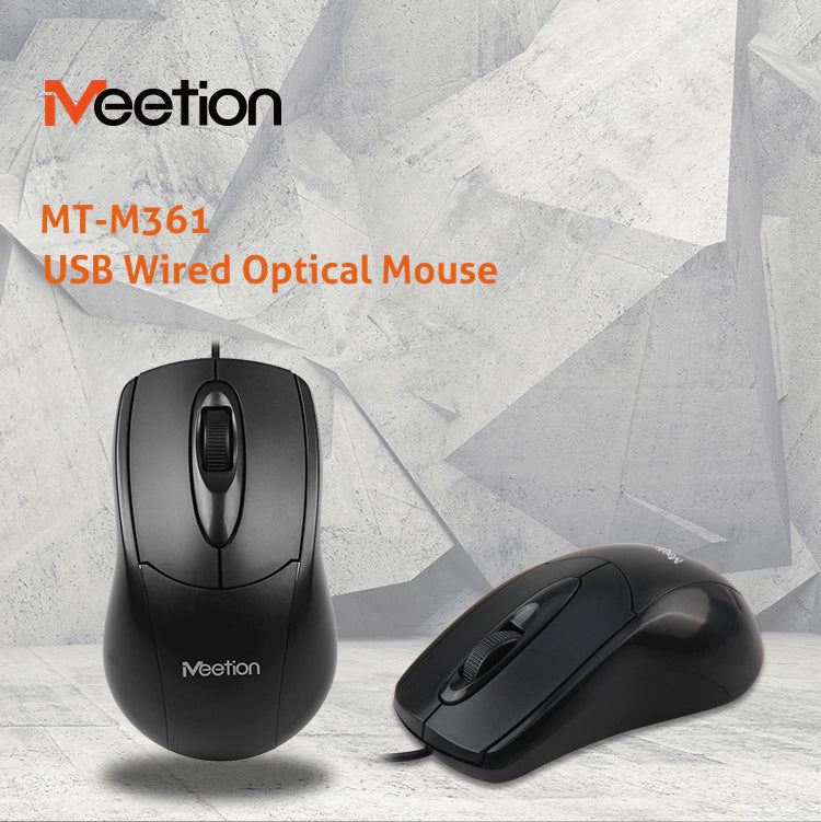 Meetion USB Wired Office Desktop Mouse M361