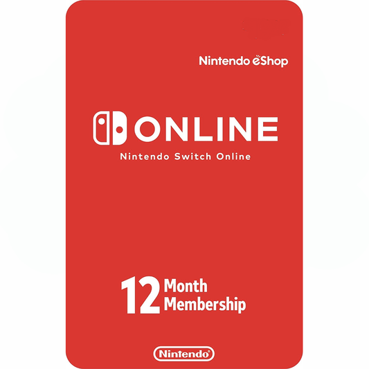 Nintendo Switch - Online 12 Month Membership Card USA